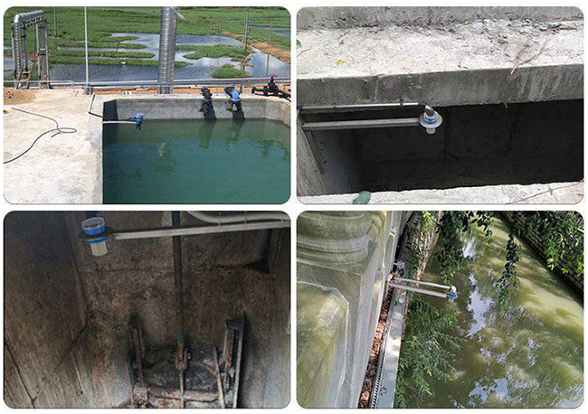 遠傳超聲波液位計現場安裝使用圖