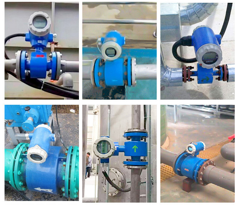 遠傳式電磁流量計現(xiàn)場安裝使用圖